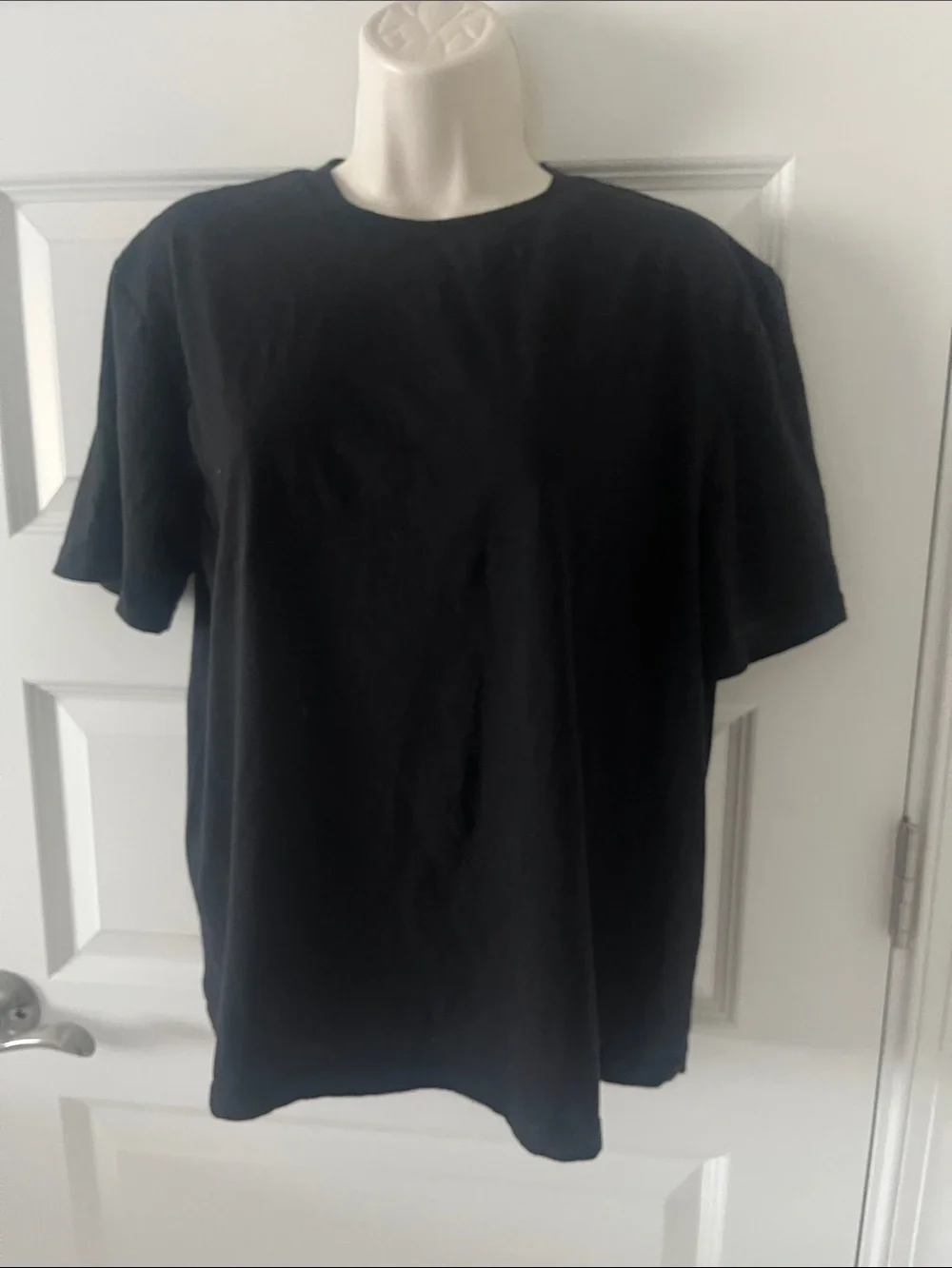 True Religion Black Short Sleeve Crew Tee